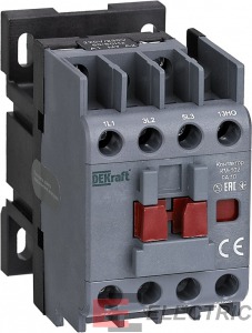 Контактор 9А 220В/230В АС3 АС4 1НО КМ-102