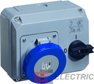       463MHS6W, 63A, 3P+N+E, IP67, 6