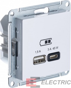 ATLASDESIGN USB  A + -C 45 .. QC, PD, , 