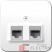 BLANCA /  : .RJ45, .5E + . RJ11, ..,