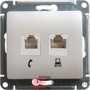 GLOSSA    RJ45+RJ45, .5, ,