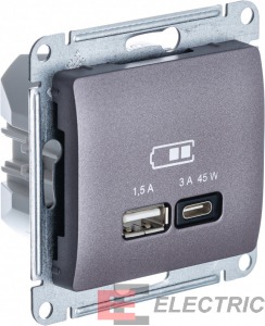 GLOSSA USB   + - 45 .. QC, PD, ., .