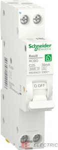 RESI9 . .   () 1P+N  25 6000A 30 18mm  A