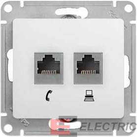 GLOSSA   RJ11+RJ45, .5, , 