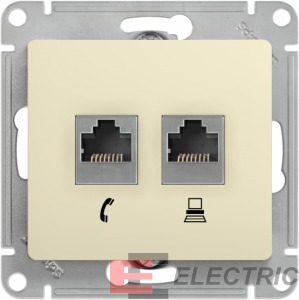 GLOSSA   RJ11+RJ45, .5, , 