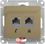 GLOSSA   RJ11+RJ45, .5, , 